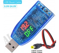USB Кабель - Перетворювач: USB 5V TO DC 3...24V