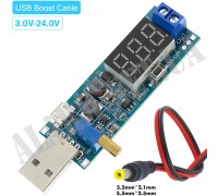 Модуль - Перетворювач: USB 5V TO DC 3...24V