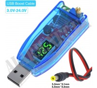 Модуль - Перетворювач: USB 5V TO DC 3...24V GREEN