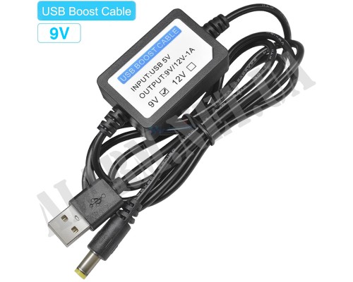 USB Кабель - Перетворювач: USB 5V to DC 9V