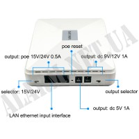 MULTI Mini UPS P18 32.5 Wh DC 5V/9V/12V | POE 15V/24V