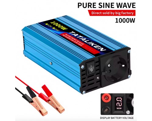 Інвертор (чистий синус): TATALIKEN | 12V 1000W